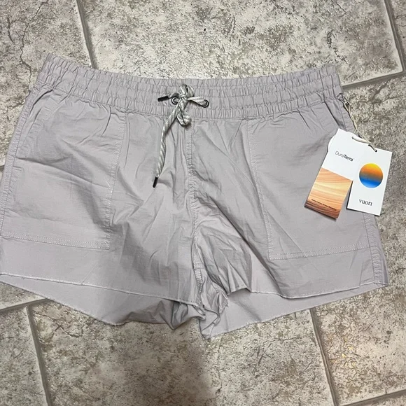 VUORI Women’s Elastic-Waist Casual Shorts - Taupe XL NWT - Picture 2 of 2